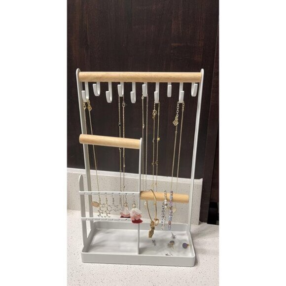 Other - New 4-Tier Jewelry Organizer Stand, Aesthetic Necklace & Ring Holder Rack